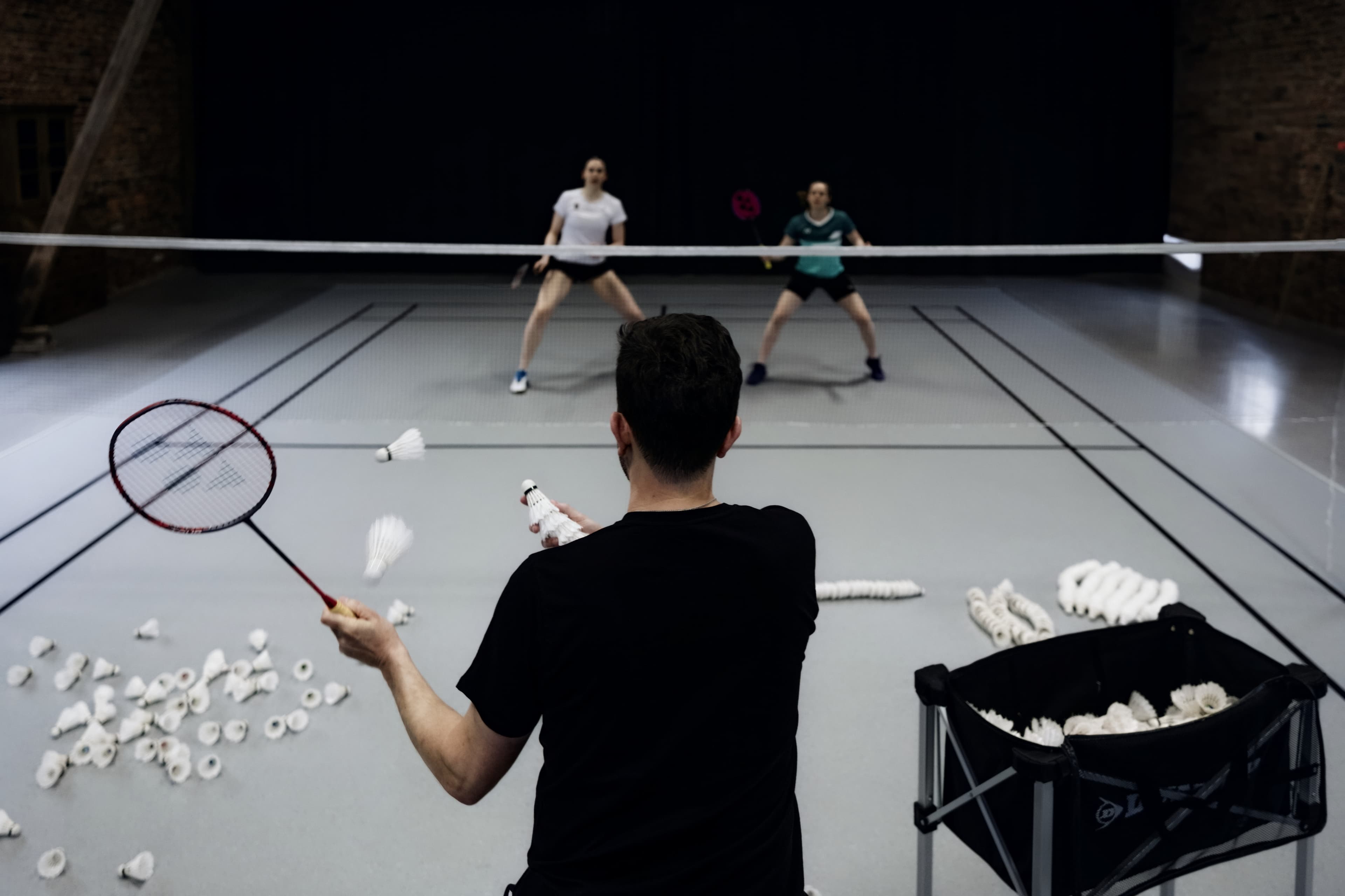 Tennis group training